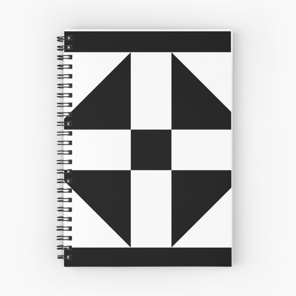 Item preview, Black shape, Quilt Square,  Black on White designed and sold by Pointit.