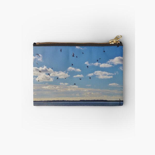 Item preview, Gulls over Langstone Harbour designed and sold by lezvee.