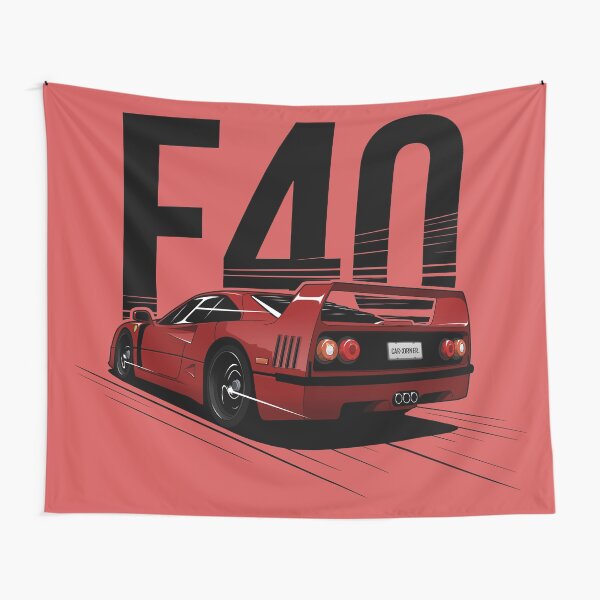 Ferrari F40 - CarCorner Tapestry
