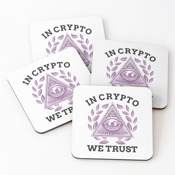Item preview, In Crypto We Trust Bitcoin Cryptocurrency designed and sold by perfectpresents.