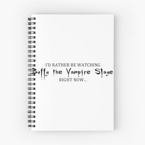 Item preview, I'd rather be watching BTVS  BLACK designed and sold by ManonTheSlayer.