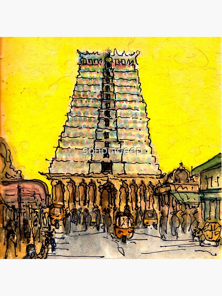 Thumbnail 2 of 2, Tote Bag, Shikhara (the pinnacle) designed and sold by sohomdeep.