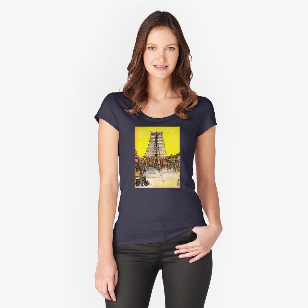 Item preview, Fitted Scoop T-Shirt designed and sold by sohomdeep.