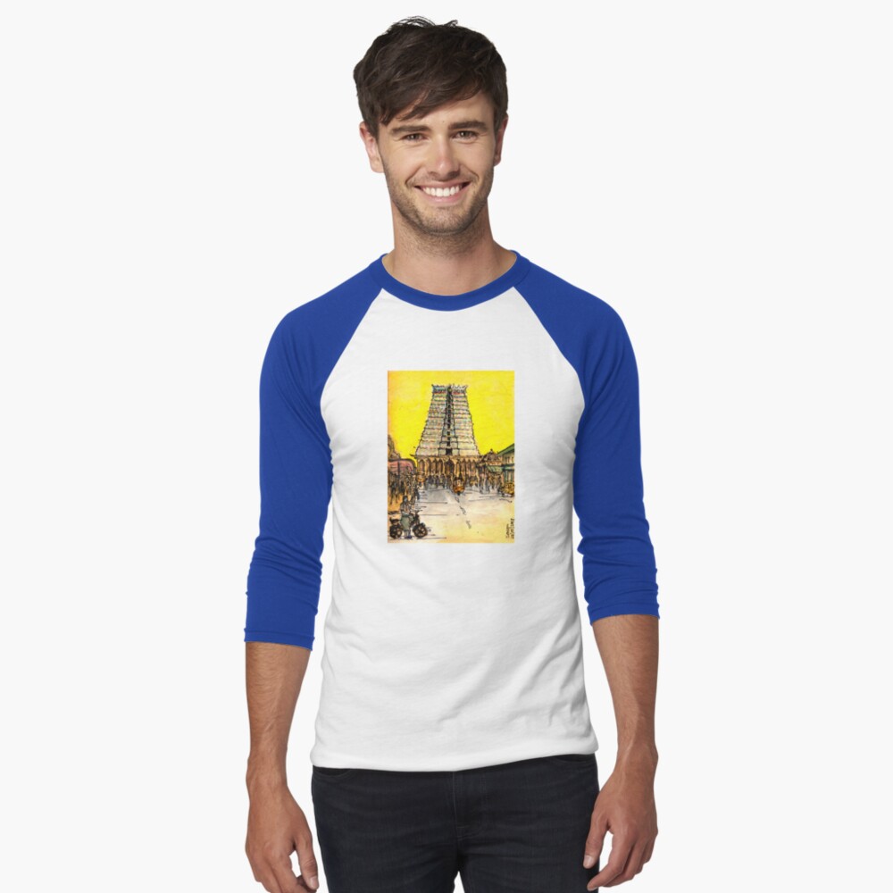 Item preview, Baseball ¾ Sleeve T-Shirt designed and sold by sohomdeep.