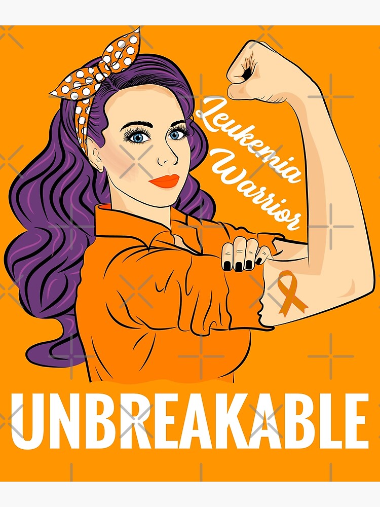 Melanoma Warrior Unbreakable Awareness Skin Cancer Poster for Sale by  ZNOVANNA