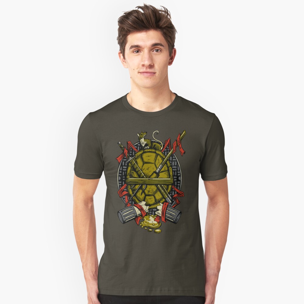 Turtle Family Crest Slim Fit T-Shirt
