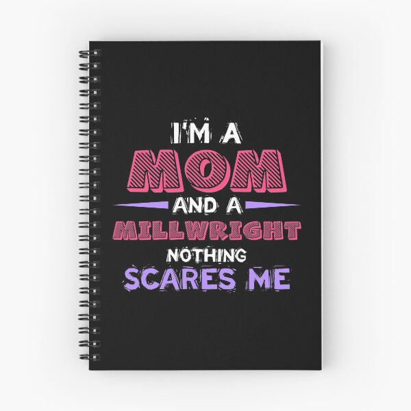 Item preview, Millwright Shirts For Women, I'm Mom and a Millwrights nothing scares me designed and sold by Designs4Less.