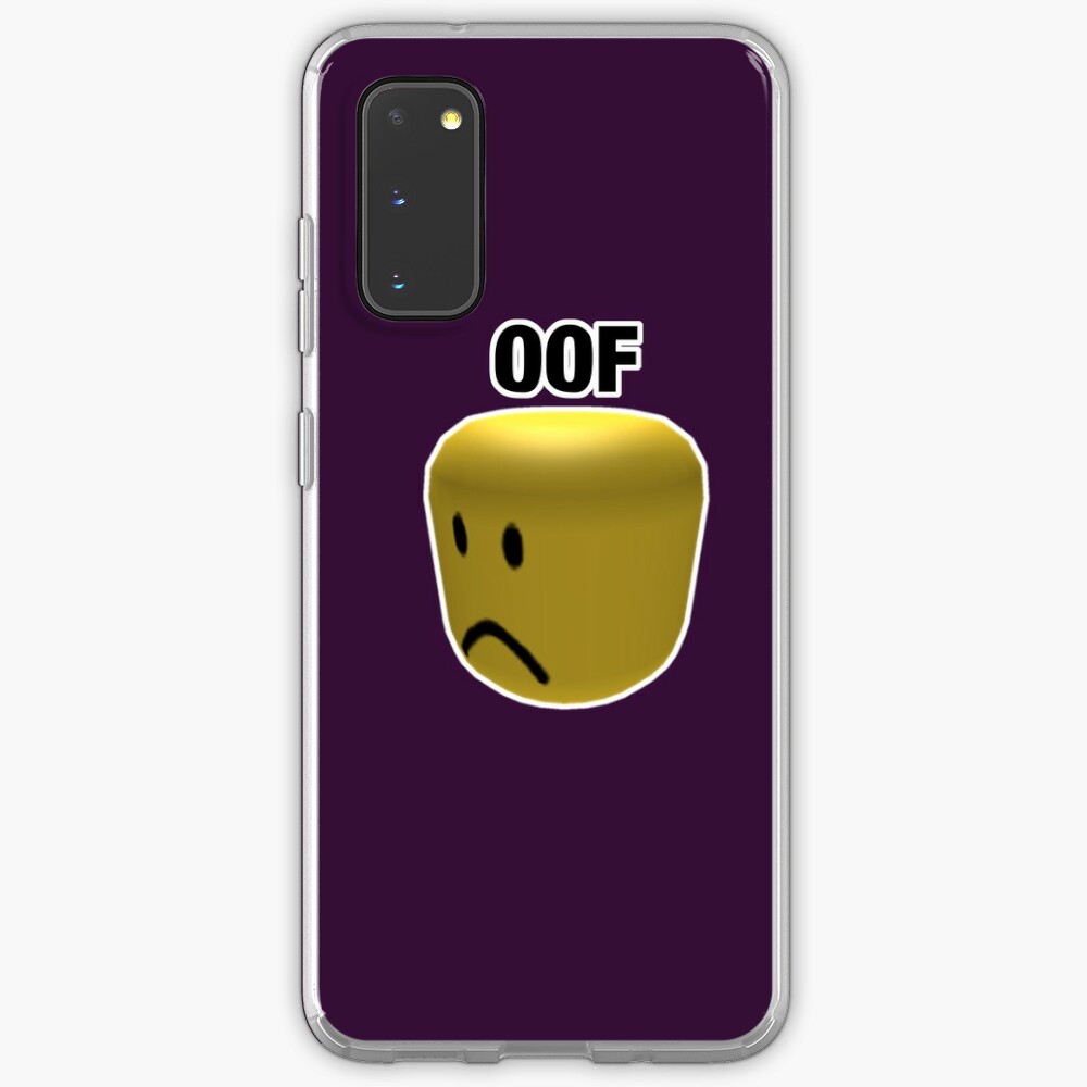 Oof Case Skin For Samsung Galaxy By Bubbleapparel Redbubble - oof sans roblox minecraft skin