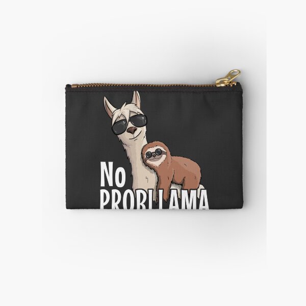 Item preview, No Prob-LLama Hipster Llama & Sloth With SunGlasses Gift designed and sold by Skizzenmonster.