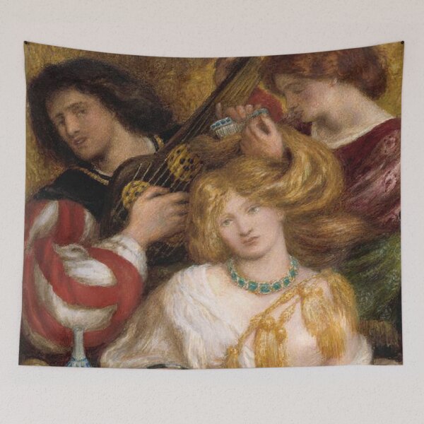 Item preview, Dante Gabriel Rossetti - Morning Music (1864) designed and sold by Vintage Designs +.