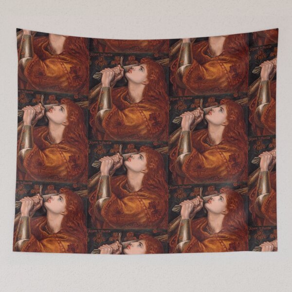 Item preview, Dante Gabriel Rossetti - Joan of Arc (1882) designed and sold by Vintage Designs +.