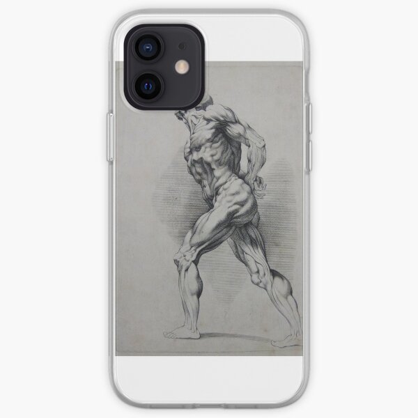 #art #adult illustration people #renaissance marble painting naked #HumanBody iPhone Soft Case