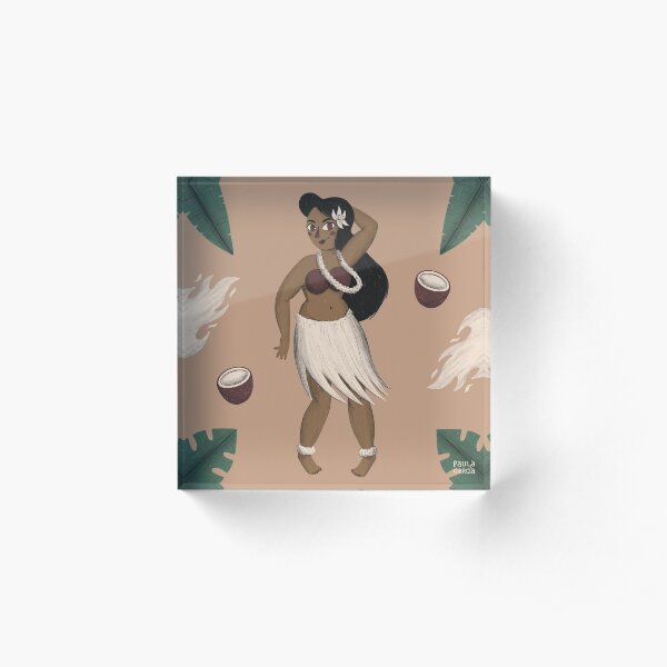 Hawaiian vibes Bloque acrílico
