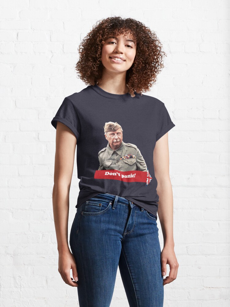 Alternate view of Dad’s Army - Don't Panic Classic T-Shirt