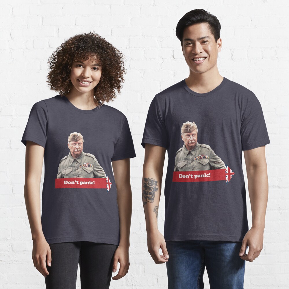 "Dad’s Army - Don't Panic" T-shirt for Sale by ABFormula1 | Redbubble