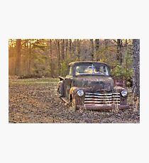 Grandpa's Old Truck Photographic Print