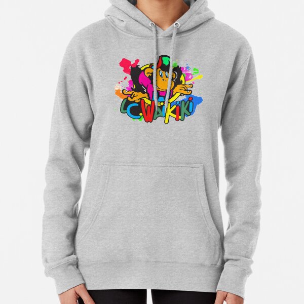 Logo coloré de Waikiki Sweat à capuche épais