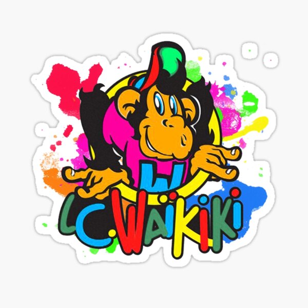 Logo coloré de Waikiki Sticker