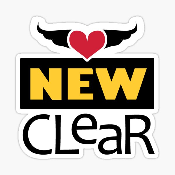 New Clear Sticker