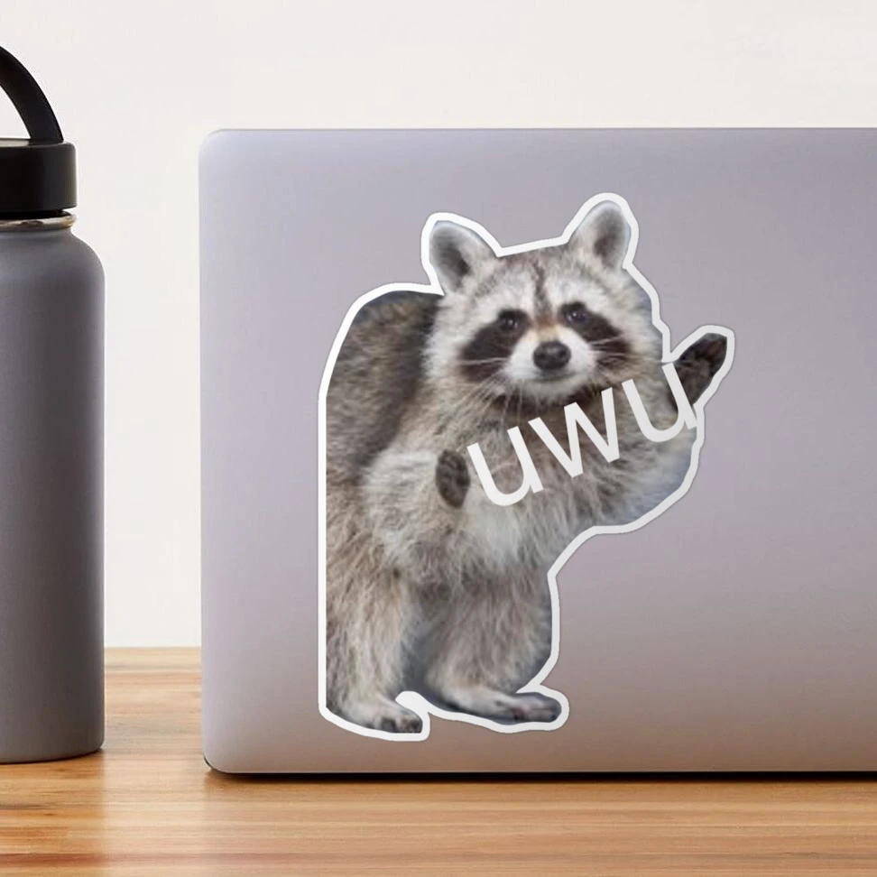 Ah Ham! Raccoon Sticker – Windy Woods Designs