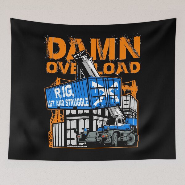 Item preview, Mobile Crane Rig Lift and Struggle designed and sold by damnoverload.