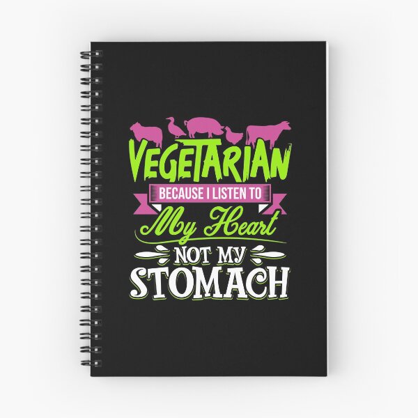 Item preview, Vegetarian Because I Listen To My Heart Not My Stomach designed and sold by highparkoutlet.