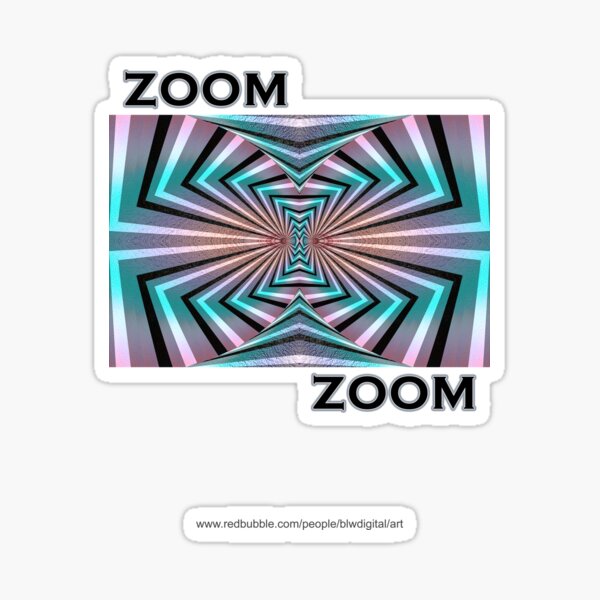 zoom zoom sticker