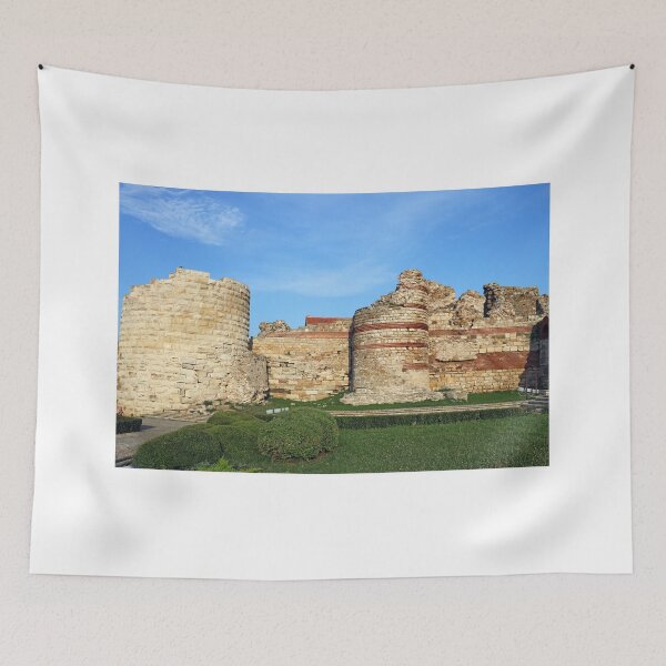 Item preview, Ancient fortress wall ruins Nessebar Bulgaria designed and sold by goceris.