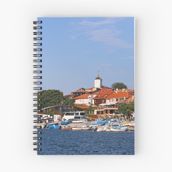 Item preview, old town Nessebar port with boats Bulgaria designed and sold by goceris.