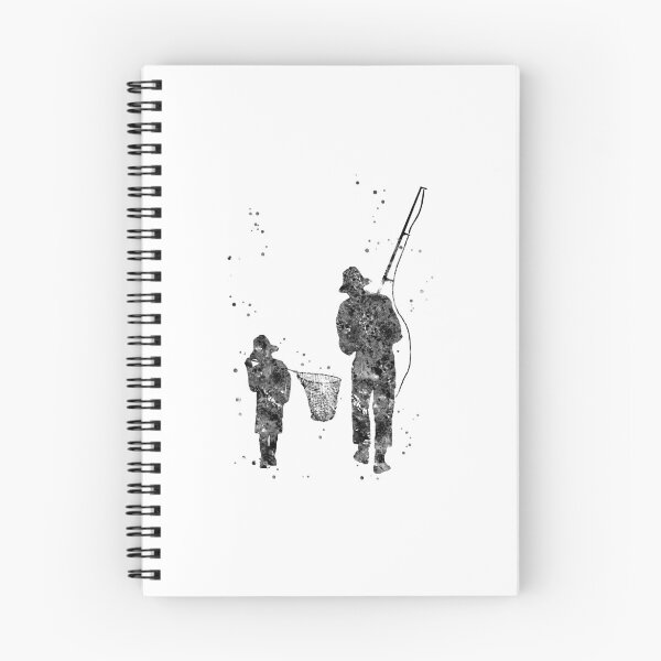 Item preview, Father with sons fishing designed and sold by Rosaliartbook.