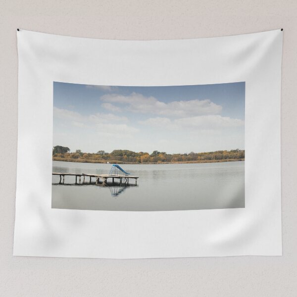 Item preview, slide on the lake landscape autumn season designed and sold by goceris.