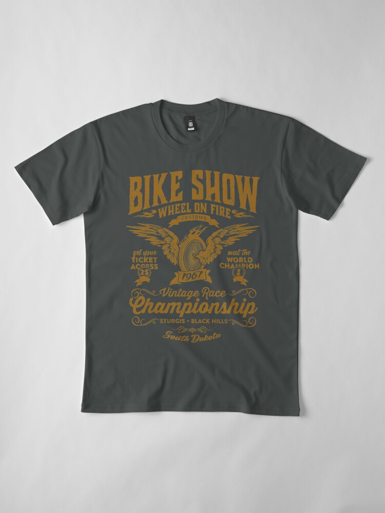 T-shirt premium ''Bike Show' : autre vue