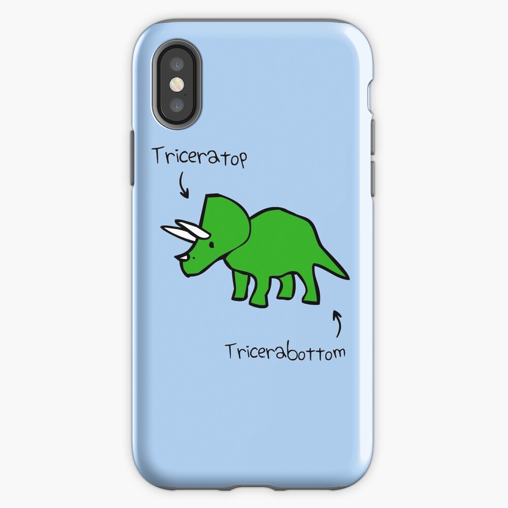 Triceratops Tricerabottom iPhone Case & Cover