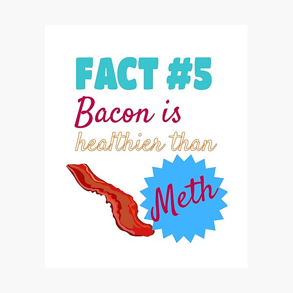 Item preview, Funny Its Healthier Than Meth Bacon Lover Image Sayings Decal Fat Helps designed and sold by tengamerx.