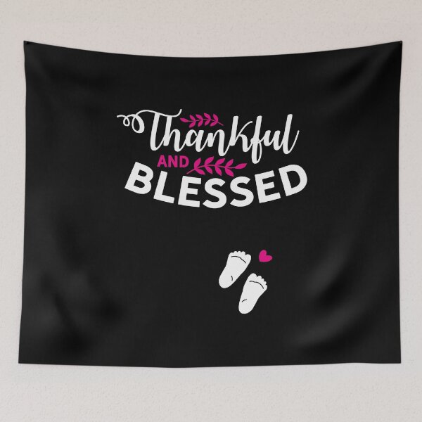 Item preview, Pregnant Shirt Thankful Blessed Pregnancy Gift Tee designed and sold by haselshirt.