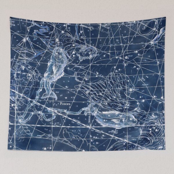 Item preview, Pisces sky star map designed and sold by CatyArte.