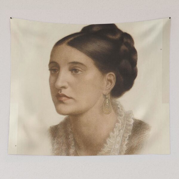 Item preview, Dante Gabriel Rossetti - Mrs. Georgina Fernandez designed and sold by Vintage Designs +.