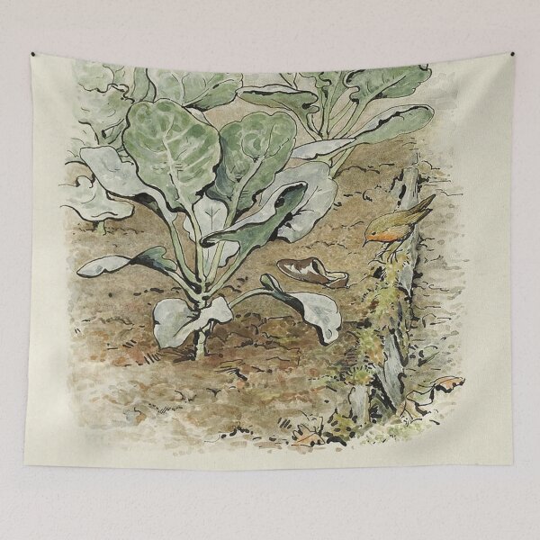 Item preview, Carrot crop with a Robin by Beatrix Potter designed and sold by Vintage Designs +.