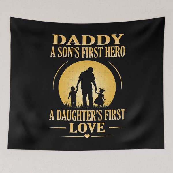 Item preview, addy a son's first hero a daughter's first love Fathers day designed and sold by we1000.