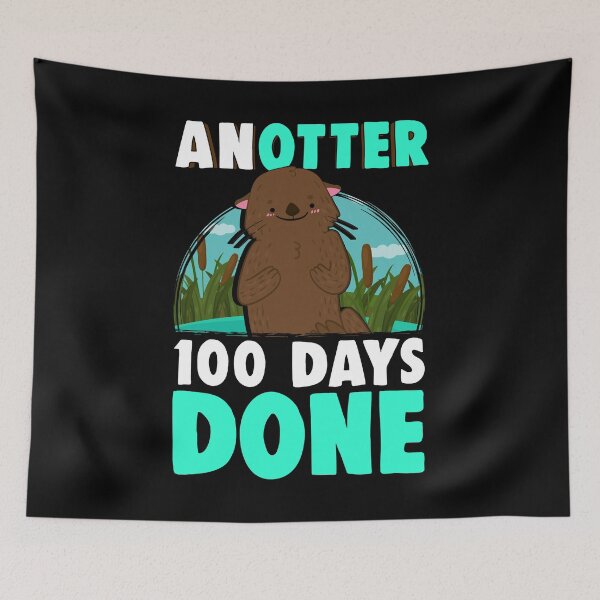 Item preview, 100 Days of School Gift Otter Pun Girls Boys Present designed and sold by inspiredtrend.