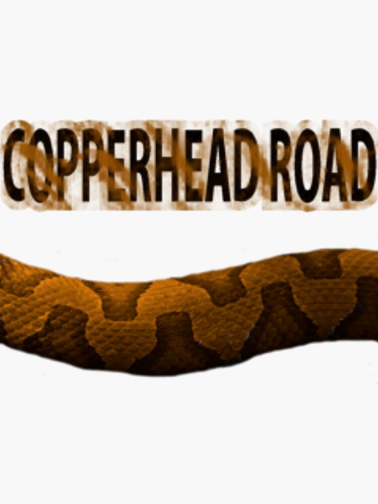 "copperhead road" Sticker for Sale by cheywings Redbubble