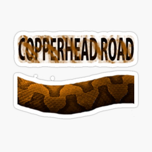 Copperhead Road Sticker For Sale By Cheywings Redbubble