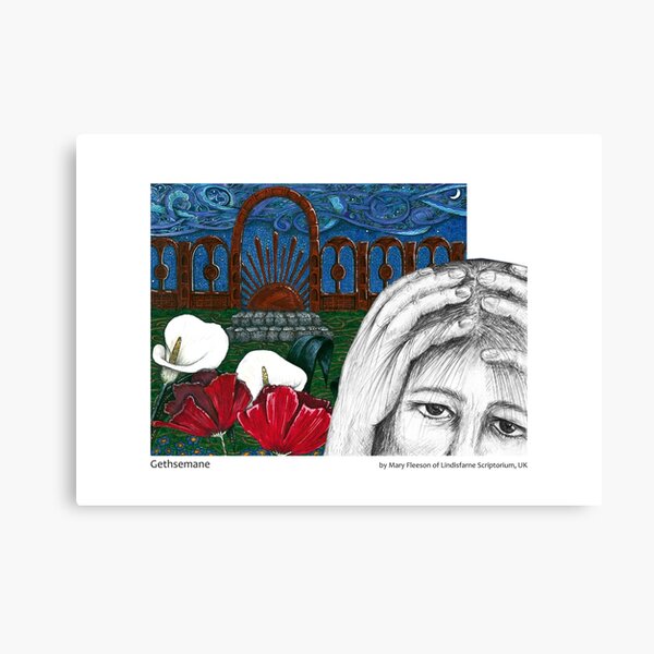 The Journey to the Cross and Beyond - Station 1 - Gethsemane Canvas Print