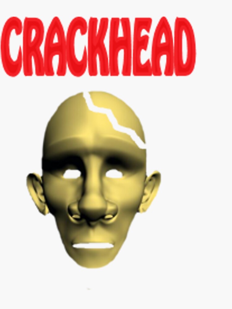 "crackhead" Sticker for Sale by cheywings Redbubble
