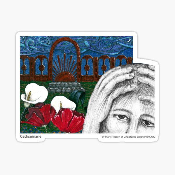 The Journey to the Cross and Beyond - Station 1 - Gethsemane Sticker