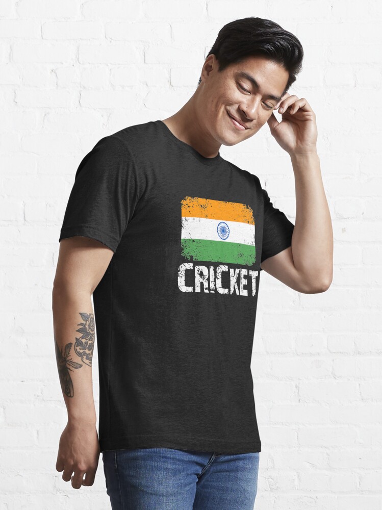 "India Cricket, India Team Cricket, India Flag" Tshirt for Sale by