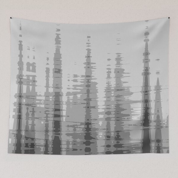 Item preview, Grayscale Gray Contrast Abstract Modern Zigzag designed and sold by wenarts.