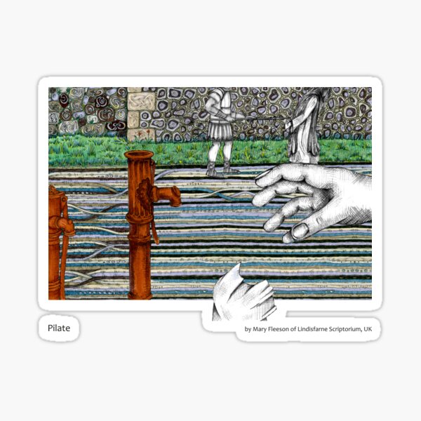 The Journey to the Cross and Beyond - Station 4 - Pilate Sticker