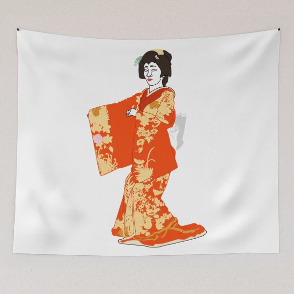 Item preview, Chrysanthemums Kimono Motif designed and sold by KHRArts.