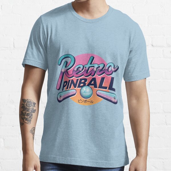"retro pinball games design " Tshirt for Sale by graphfix Redbubble